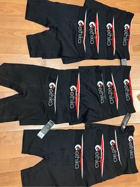 ethika boys small size boxer briefs plain black cotton and spandex blend